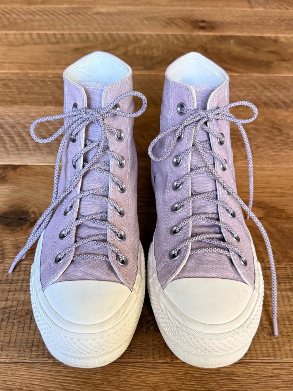 W8.5 Converse Chuck Taylor All Star Lift Platform High Top Lucid Lilac Purple